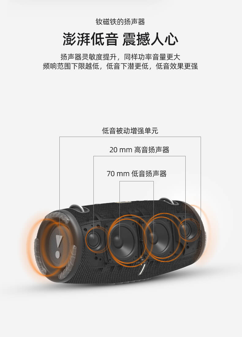 JBL XTREME3音乐战鼓3代无线蓝牙音箱便携迷你户外小音响hifi低音